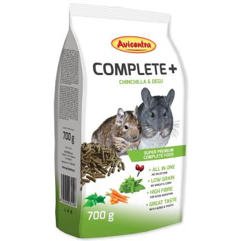 Krmivo AVICENTRA COMPLETE+ pro činčily a osmáky degu 700 g