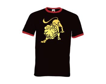 Pánské tričko s kontrastními lemy Lev