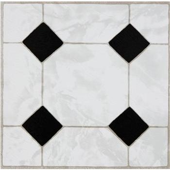 Samolepicí podlahové čtverce "mramor ornament", 2745046, 11 ks = 1m2 (2745046)