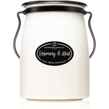 Milkhouse Candle Co. Creamery Rosemary & Mint vonná svíčka Butter Jar 624 g