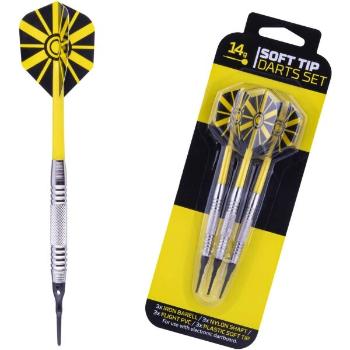 Windson SOFTDARTS 14 G IRON Set šipek s železnými barely a plastovými hroty, stříbrná, velikost