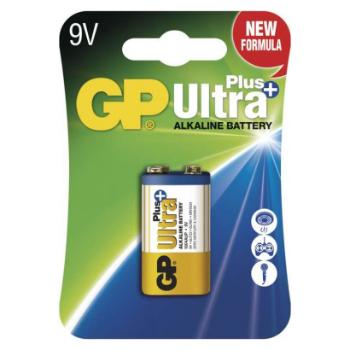 Baterie 6F22 (9V) alkalická GP Ultra Plus Alkaline 9V