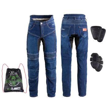 Pánské moto jeansy W-TEC Biterillo Barva modrá, Velikost 5XL