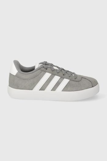 Dětské sneakers boty adidas VL COURT 3.0 K šedá barva