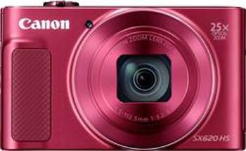 Digitální fotoaparát Canon PowerShot SX620HS, 20 Megapixel, Zoom (optický): 25 x, červená