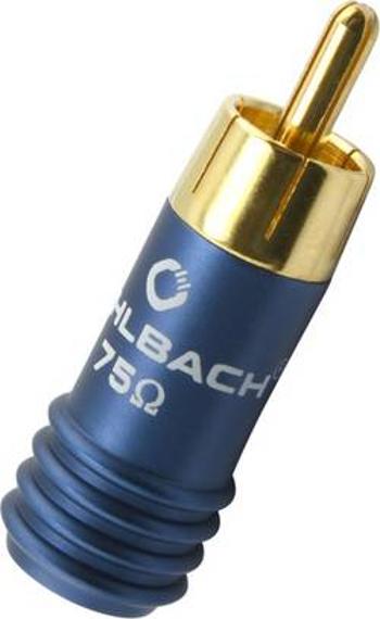 Cinch zástrčka Oehlbach Cover Connector 75 Ω, modrá