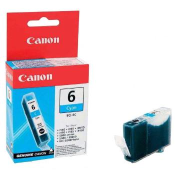 CANON BCI-6 C - originální cartridge, azurová, 13ml