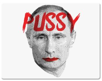 Podložka pod myš Pussy Putin