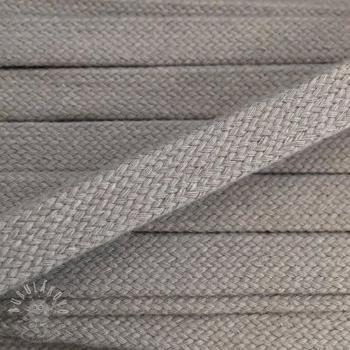 Bavlnená šnůra plochá 20 mm light grey