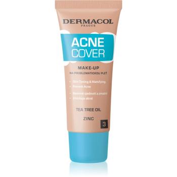 Dermacol Acne Cover zklidňující make-up s Tea Tree oil odstín No. 3 30 ml