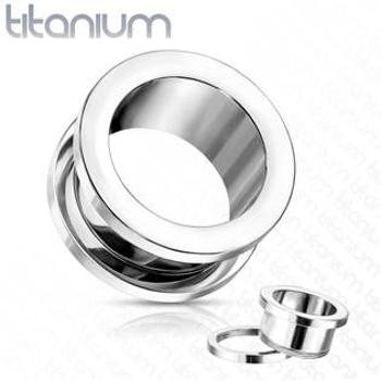 Šperky4U Titanový tunel šroubovací - TN01138-05