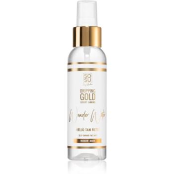 Dripping Gold Wonder Water Hello Tan samoopalovací mlha na obličej Medium - Dark 100 ml