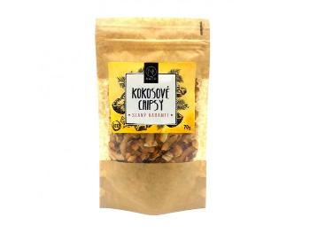 Natu Kokosové chipsy slaný karamel BIO 70 g