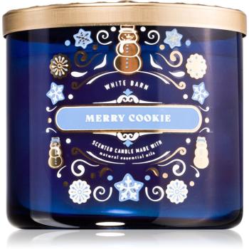 Bath & Body Works Merry Cookie vonná svíčka 411 g