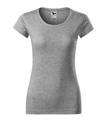 MALFINI Dámské tričko Viper - Tmavě šedý melír | M