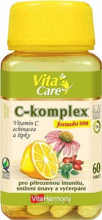 VitaHarmony C-komplex 500 mg Vitamin C, echinacea a šípky 60 tablet