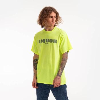 Pánské tričko PLEASURES Liquor T-košile P22SP048-zelená