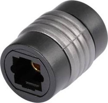 Toslink digitální audio adaptér Hicon POF-709, černá