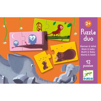 Djeco Duo Puzzle Najdi mládě 24 dílků