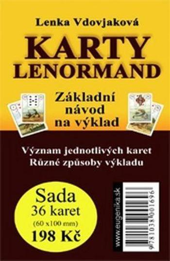 Karty Lenormand - Vdovjaková Lenka