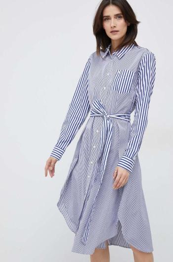 Bavlněné šaty Lauren Ralph Lauren mini