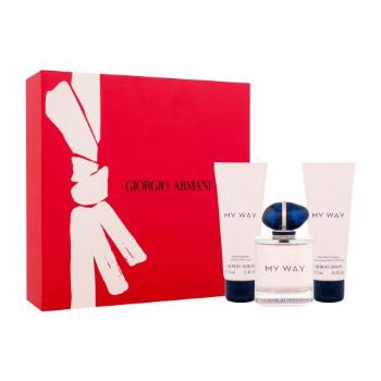 Giorgio Armani My Way dárková kazeta parfémovaná voda 90 ml + sprchový gel 75 ml + tělové mléko 75 ml pro ženy