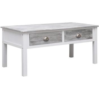 Konferenční stolek šedý 100x50x45 cm dřevo (284133)