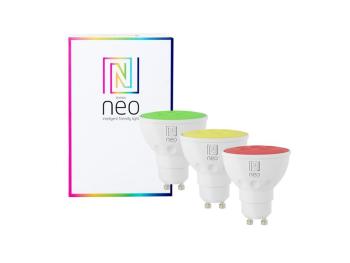 Smart sada LED žárovek GU10 6W RGB+CCT IMMAX NEO 07724C WiFi Tuya