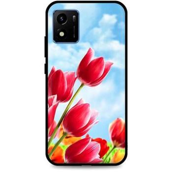 TopQ Kryt Vivo Y01 silikon Tulips 68967 (Sun-68967)