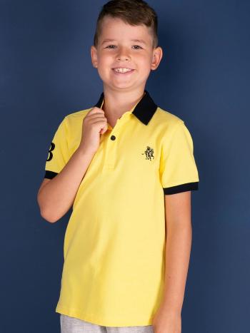 TOMMY LIFE ŽLUTÁ CHLAPECKÁ POLOKOŠILE 298-BZ-TL-10430.05P-YELLOW Velikost: 104