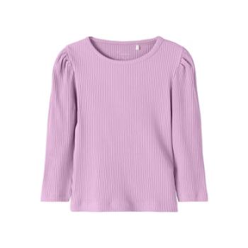 name it Košile s dlouhým rukávem Nmflarisa Pink Lavender