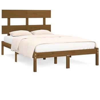 Rám postele medově hnědý masivní dřevo 180×200 cm Super King, 3104691 (3104691)