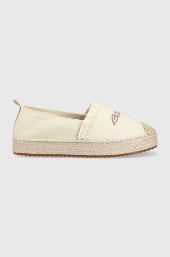 Espadrilky Blauer Sunray béžová barva, S3SUNRAY01