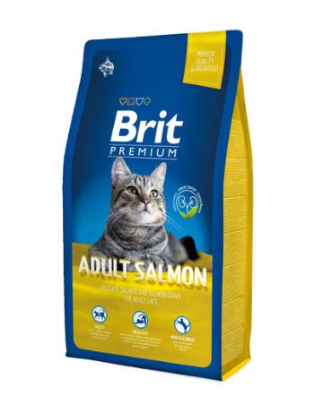 Brit Premium by Nature Cat Adult Salmon – losos - 800g   Expirace 04.04.2023