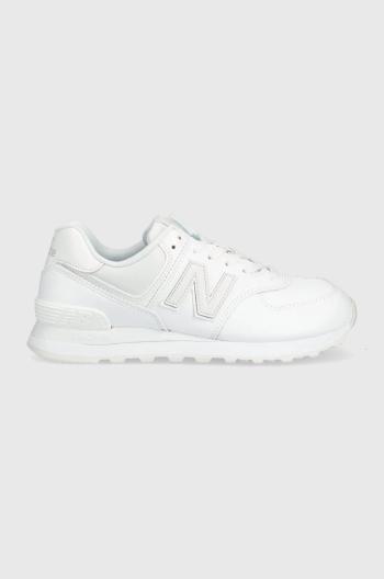 Sneakers boty New Balance Ml574sna bílá barva