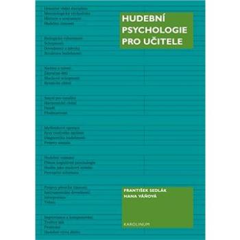 Hudební psychologie pro učitele (9788024623030)