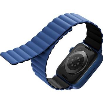 Uniq Revix Reversible Magnetic řemínek pro Apple Watch 38/40/41mm modrý/černý (UNIQ-41MM-REVBLUBLK)