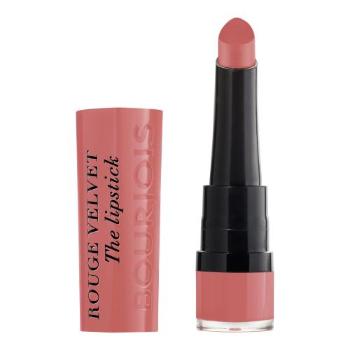 BOURJOIS Paris Rouge Velvet The Lipstick 2,4 g rtěnka pro ženy 02 Flaming´rose