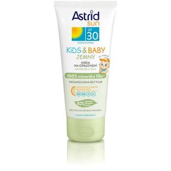 ASTRID SUN Jemný dětský krém na opalování OF 30 (100% minerální filtr) 100 ml (8592297005827)