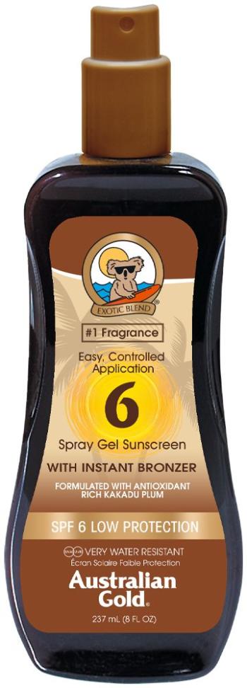 Australian Gold Spray Gel + Bronzer SPF6 237 ml