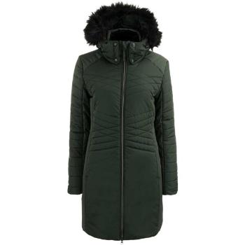 ALPINE PRO CAYCA Dámský kabát, khaki, velikost M