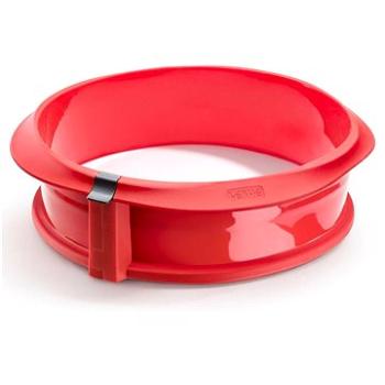 LEKUE Silikonová pečicí nádoba na dort Springform Mould 23 cm  | červená (2412323R01M017)