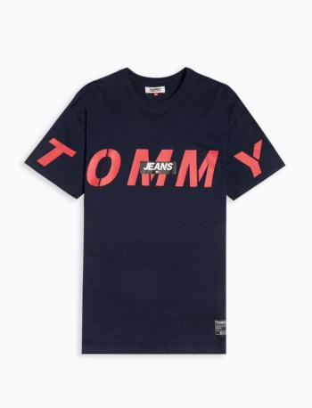 Tommy Hilfiger TOMMY JEANS pánské tmavě modré tričko TJM BOLD TOMMY LOGO TEE