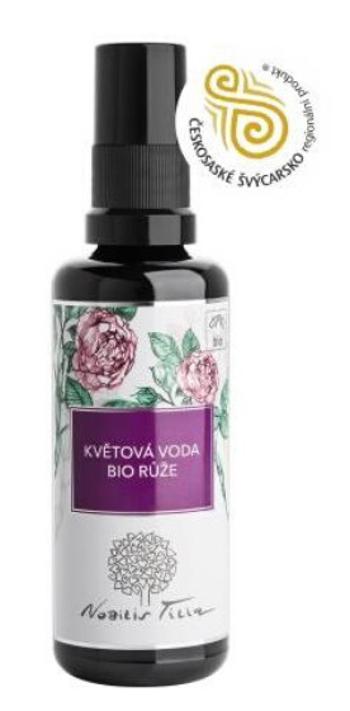 Nobilis Tilia Bio květová růžová voda sklo 200 ml