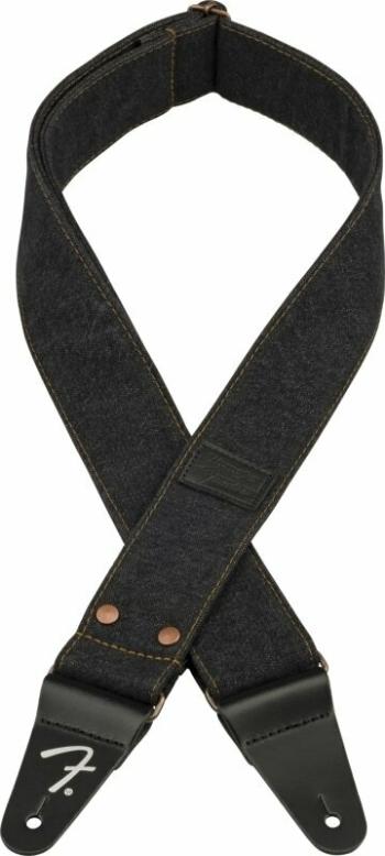 Fender Wrangler Denim Strap Kytarový pás Black