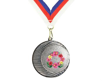 Medaile Rámeček - tropické květiny
