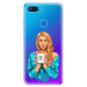 Odolné silikonové pouzdro iSaprio - Coffe Now - Redhead - Xiaomi Mi 8 Lite