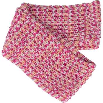 Lewro PRUNELLA Dívčí pletená šála, růžová, velikost UNI