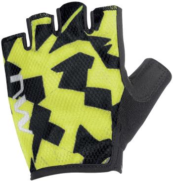 Northwave Active Junior Short Finger Glove - yellow fluo/black 5/6 (5.9-6.1)