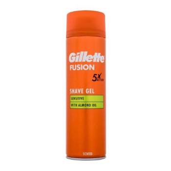 Gillette Fusion Sensitive Shave Gel 200 ml gel na holení pro muže